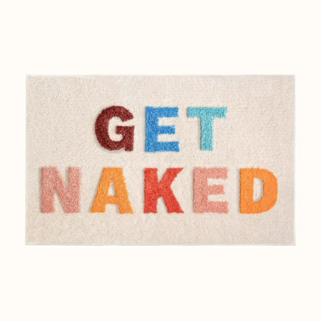 Get Naked Cute Bathroom Rug