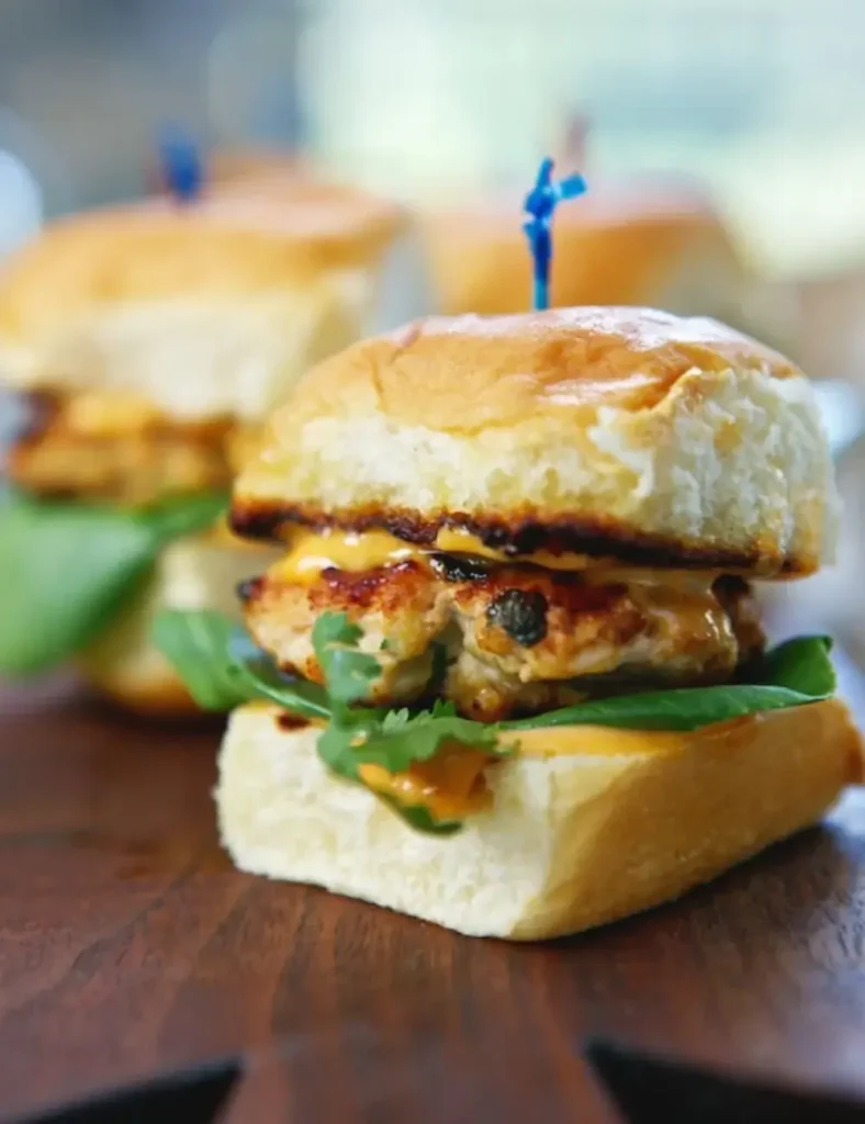 Grilled Thai Spice Chicken Sliders