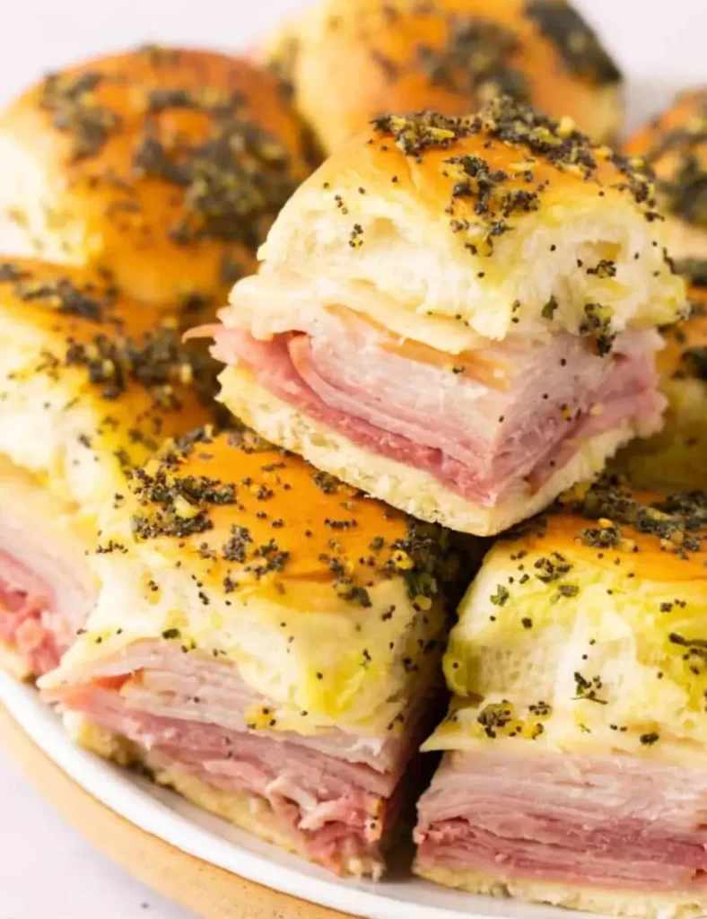 Healthy Ham and Cheese Sliders (High Protein)