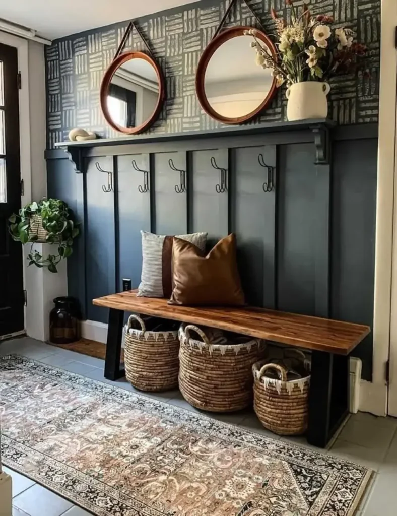 Install Vertical Paneling to Anchor the Entire Entry