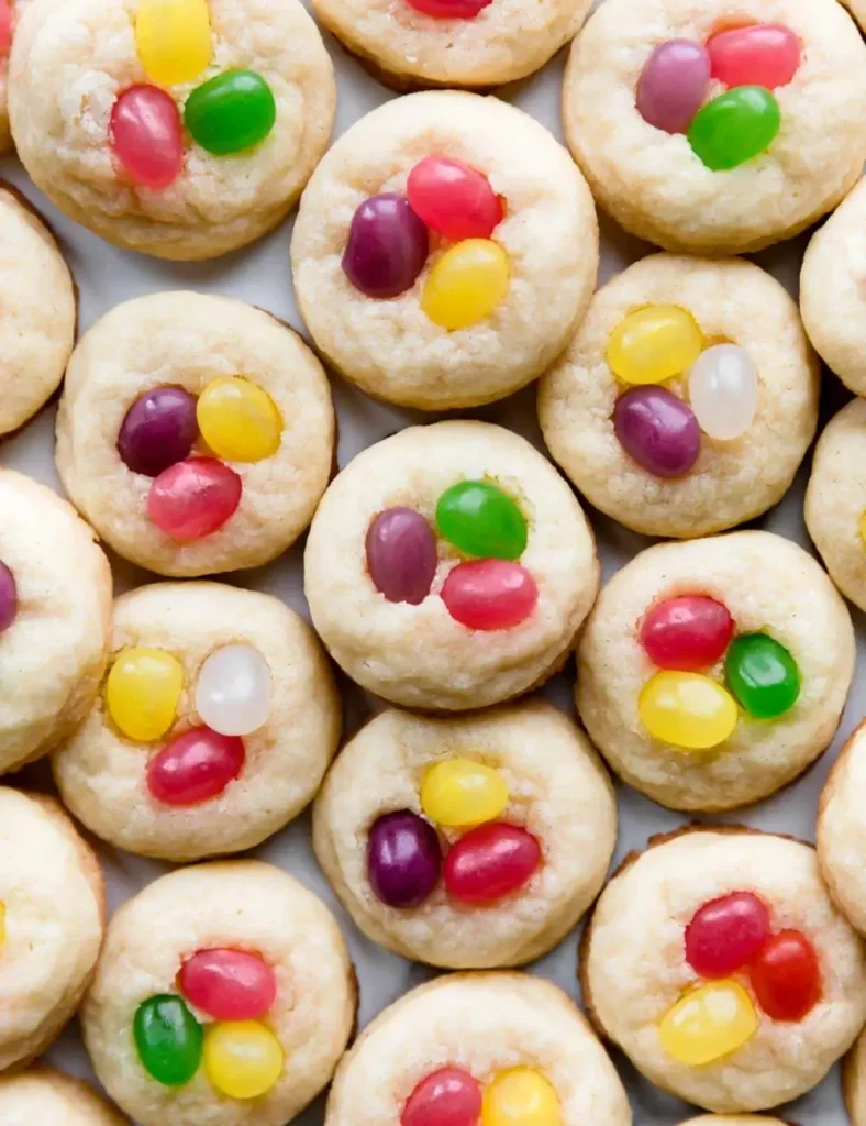Jelly Bean Sugar Cookies. easter desserts