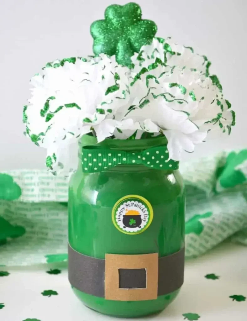 Leprechaun Mason Jar St. Patrick’s Day Decoration