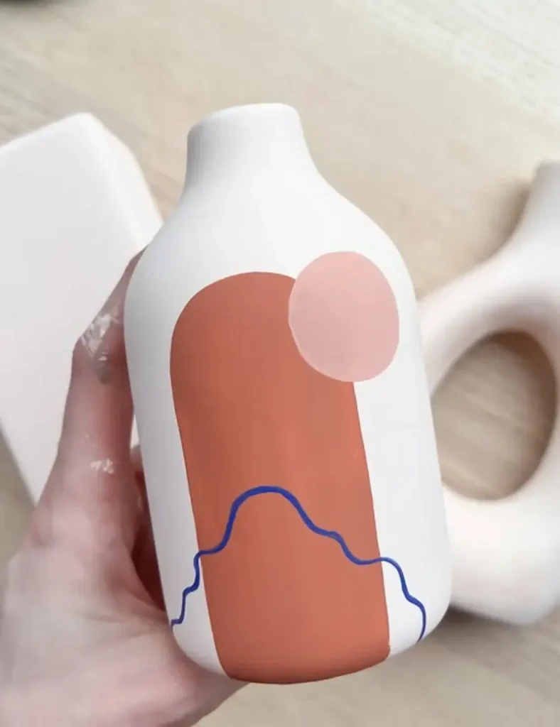 Modern Abstract Shapes VASE