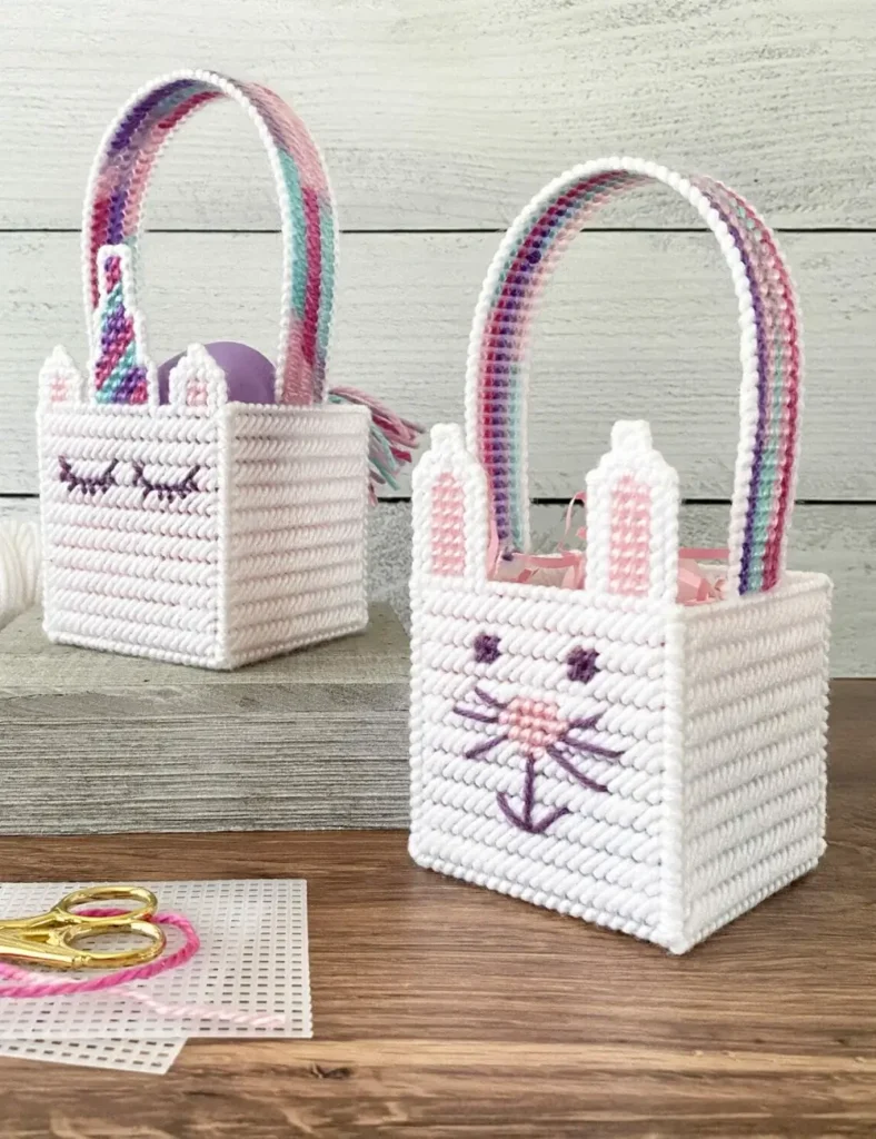 Plastic Canvas Easter Baskets