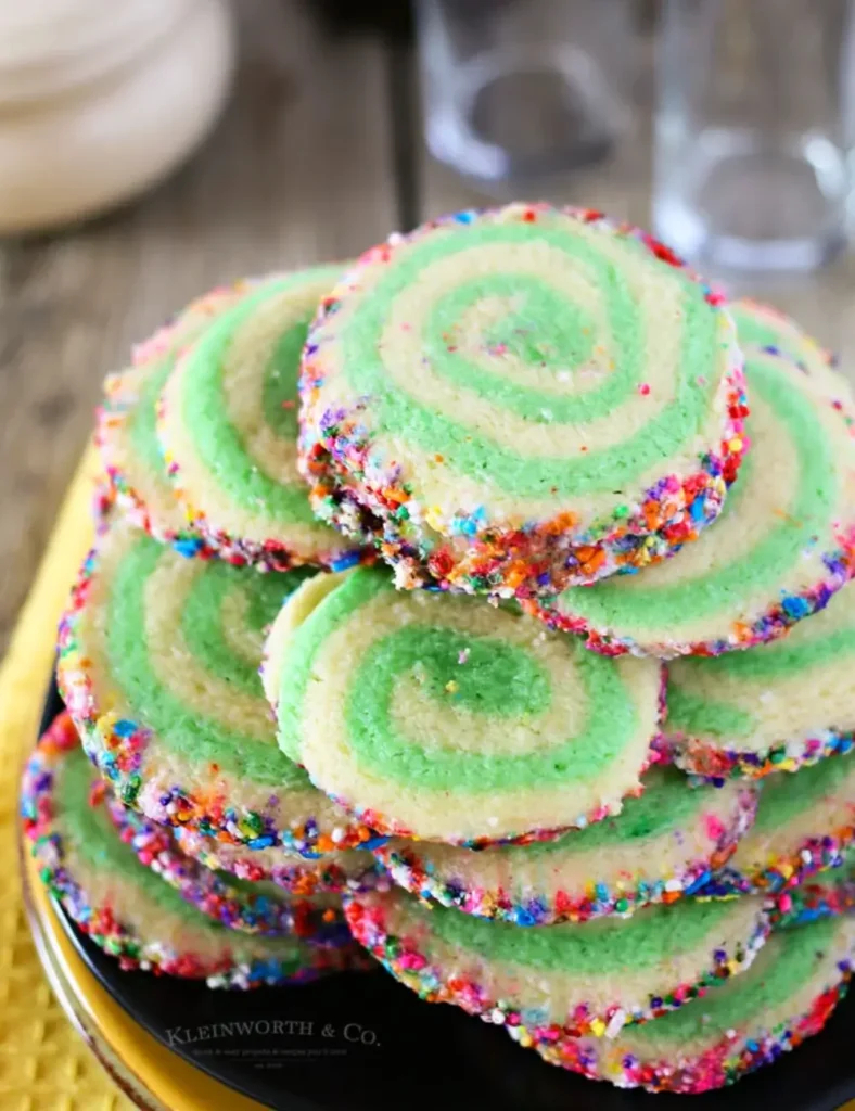Rainbow Pinwheel Cookies
