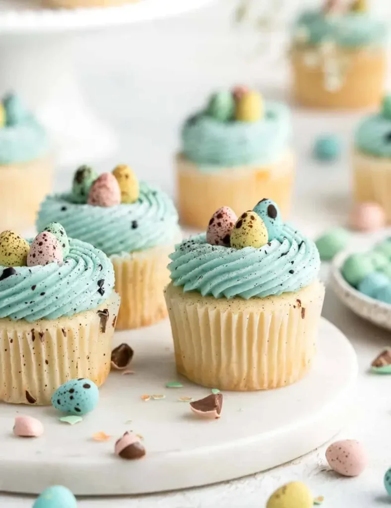 Robin's Egg Cupcakes. easter desserts