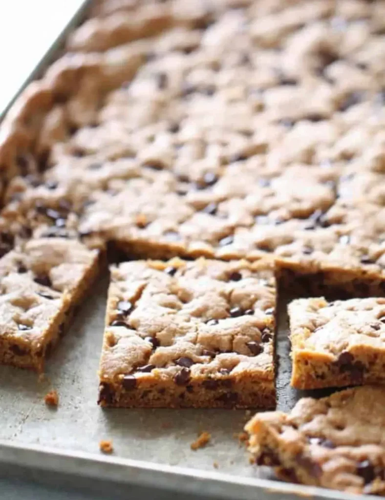 SHEET PAN CHOLOCATE CHIP COOKIE BARS