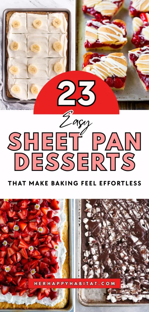 Sheet Pan Desserts