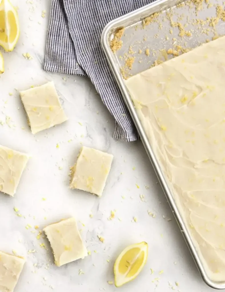 Sheet Pan Lemon Bars. Sheet Pan Desserts