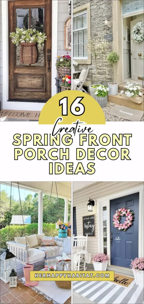 Spring Front Porch Decor Ideas