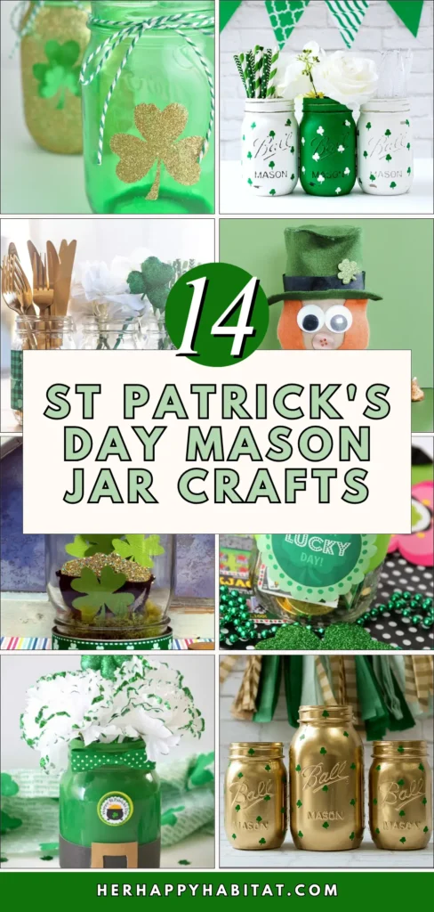 St Patrick's Day Mason Jar Crafts