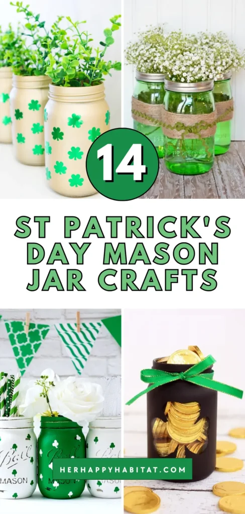 St Patrick's Day Mason Jar Crafts