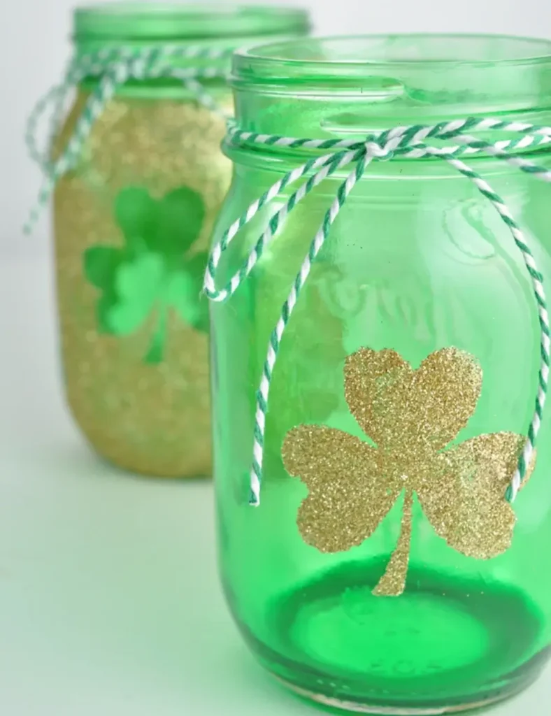 St Patrick's Day Mason Jar Crafts (2)