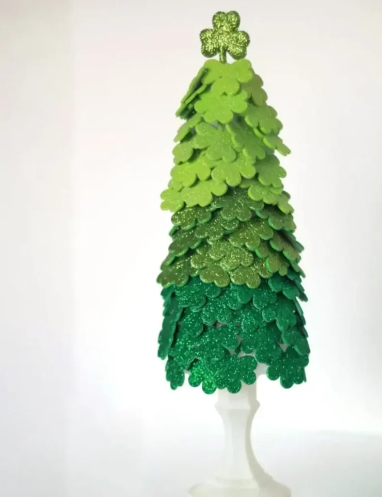 St. Patricks Day shamrock tree