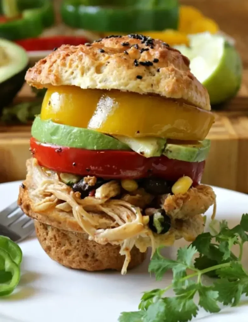 Stove Top Chicken Fajitas Sliders