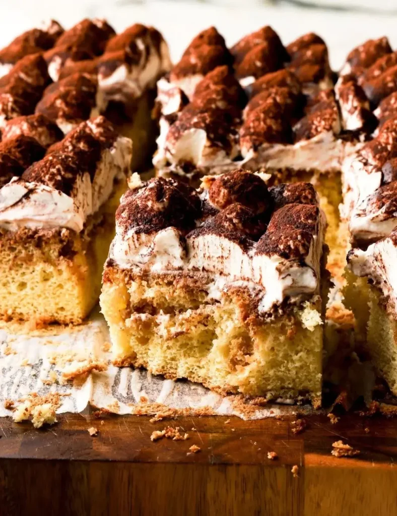 Tiramisu Sheet Cake