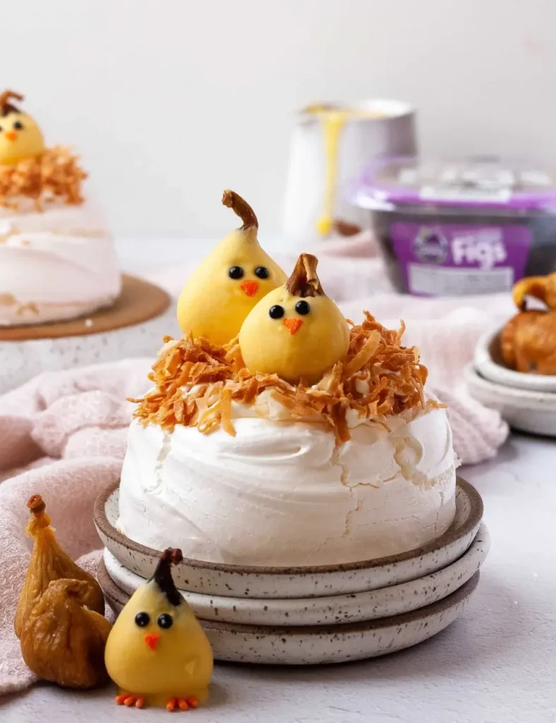 Valley Fig Chicks + Pavlova Nests