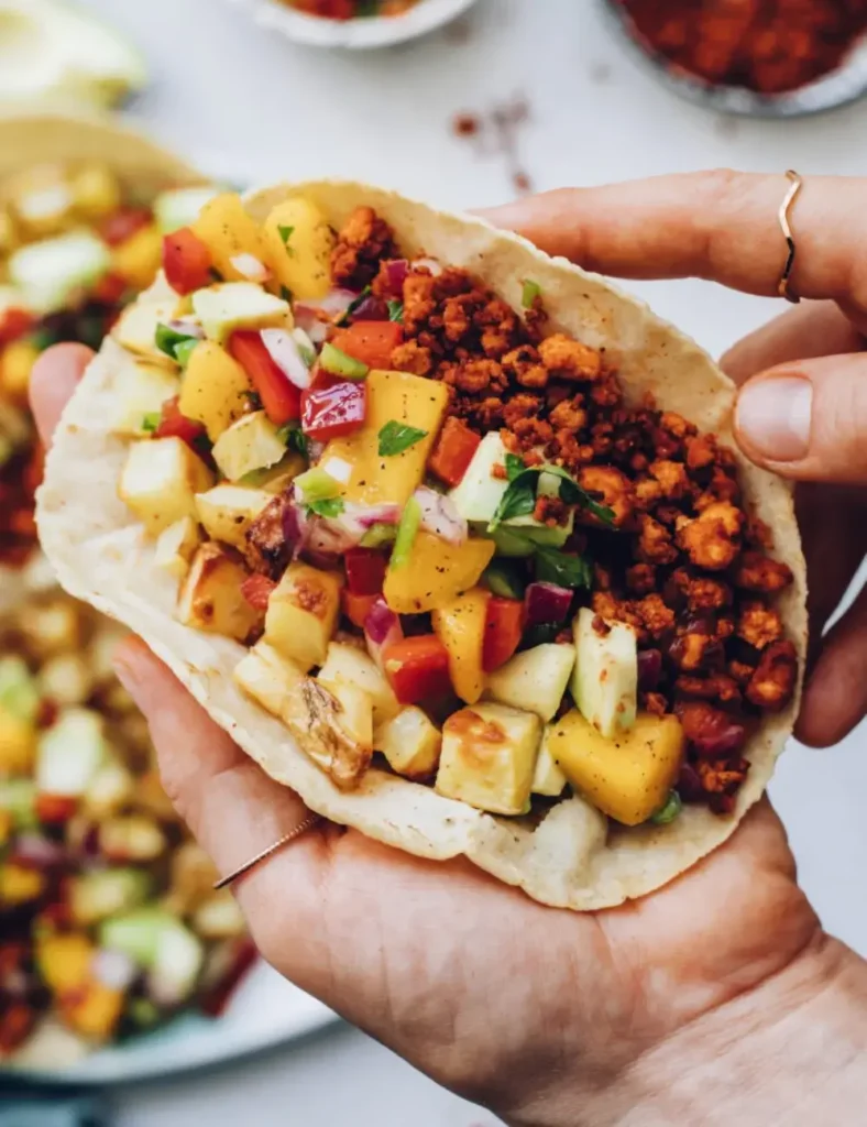 Vegan Chorizo Breakfast Tacos