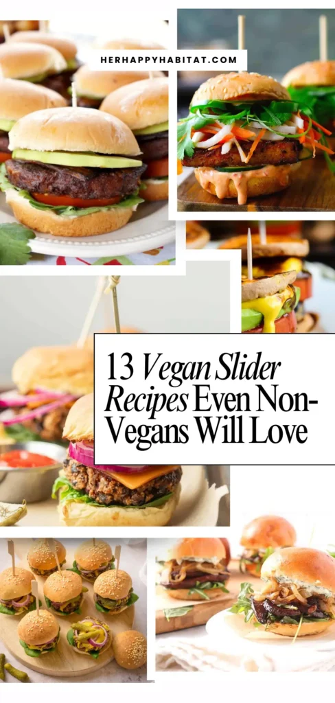 Vegan slider recipes