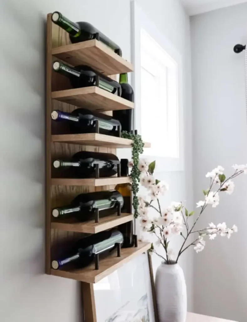 Vertical Wine Display Rack