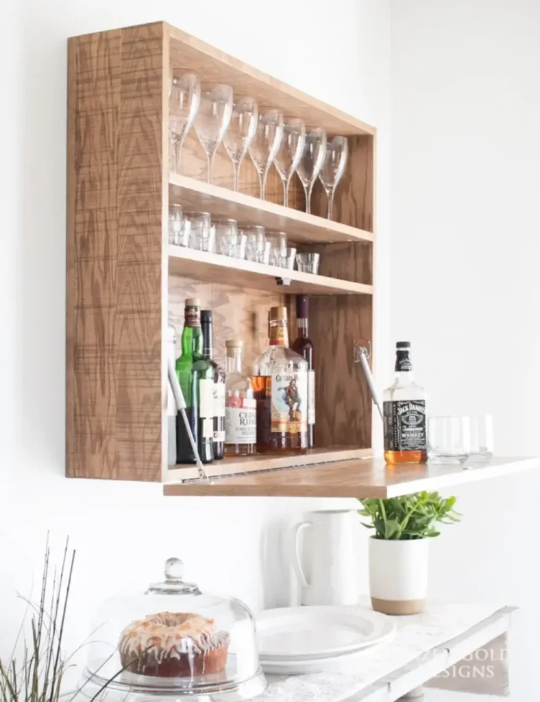 Wall-Mounted Cabinet Bar
