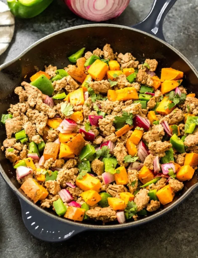 Whole30 Turkey Breakfast Skillet_ Paleo Egg Free Breakfast