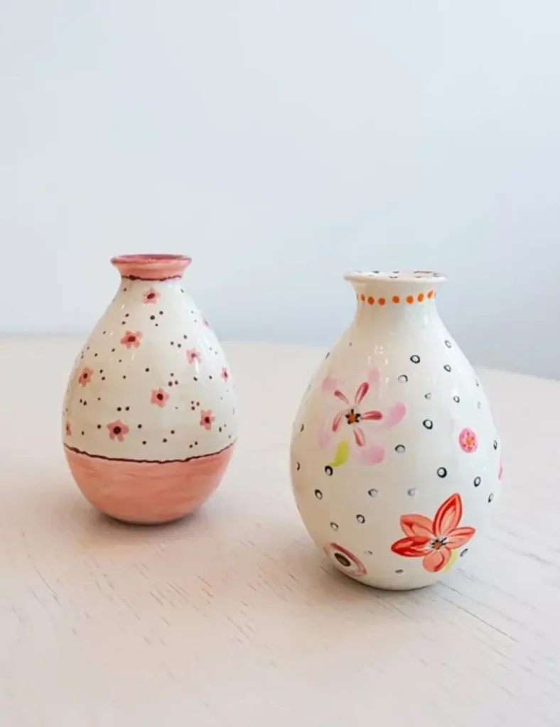 ceramic vase painting ideas