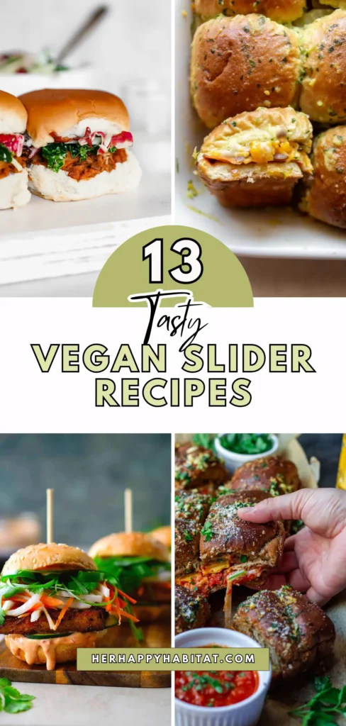 Vegan slider recipes
