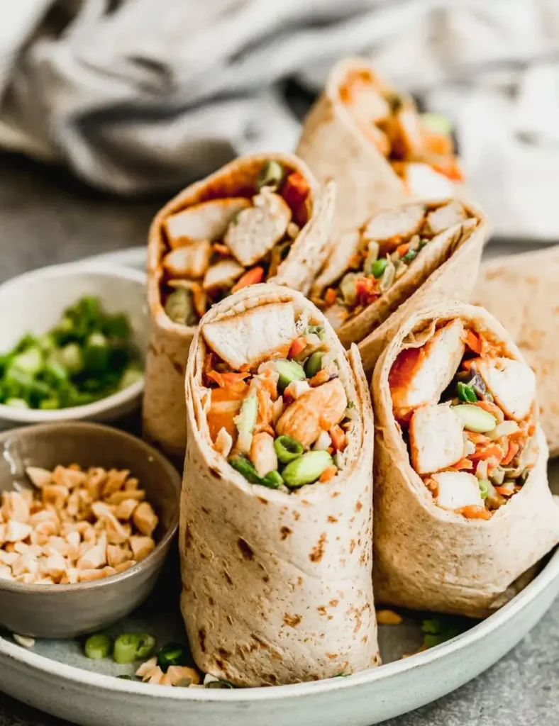 Asian Chicken Wraps