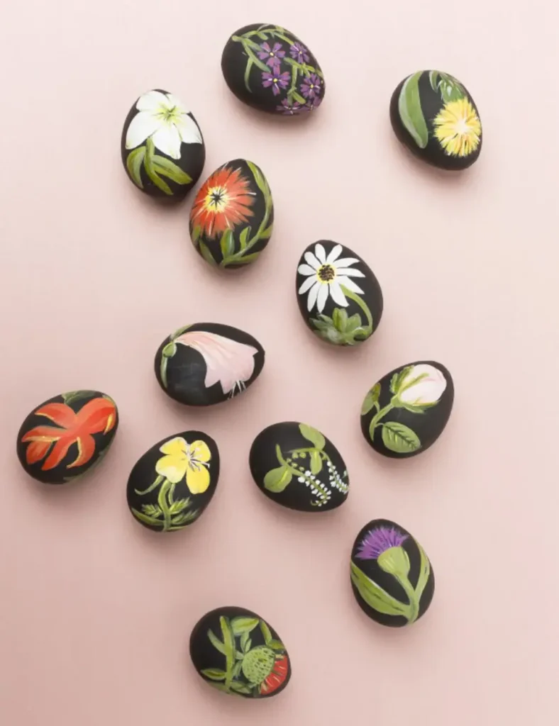 Botanical Easter eggs