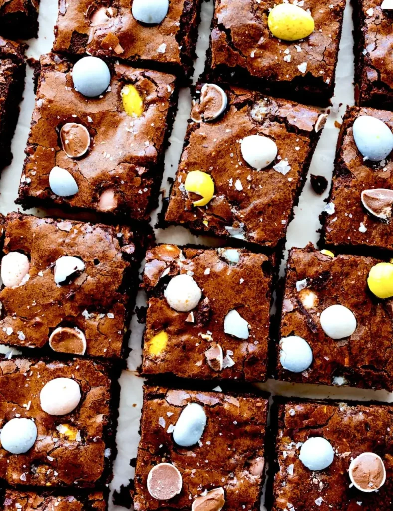 Cadbury Egg Brownies. Spring Dessert Recipes
