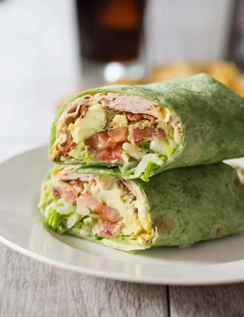 California Turkey Club Wrap. Wrap Recipe Ideas