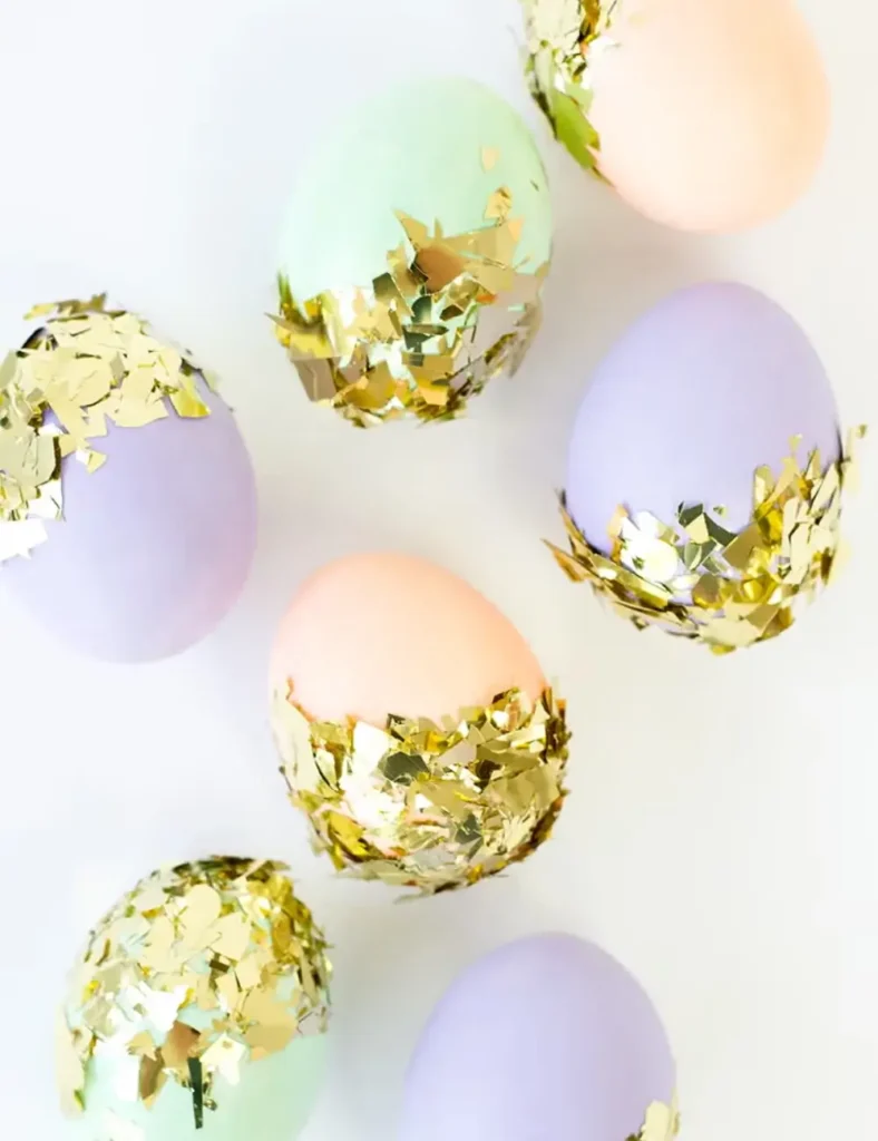 Confetti Easter eggs