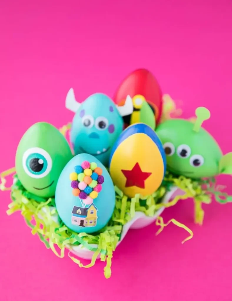 DIY Disney Pixar Easter Eggs