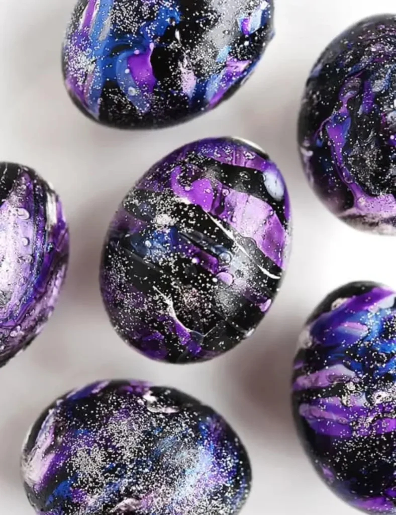 DIY Galaxy Easter Eggs