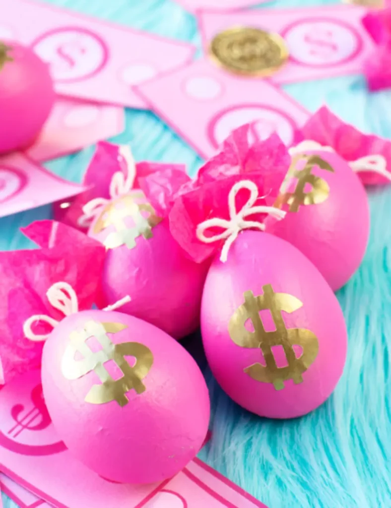 DIY Money Bag Easter Eggs