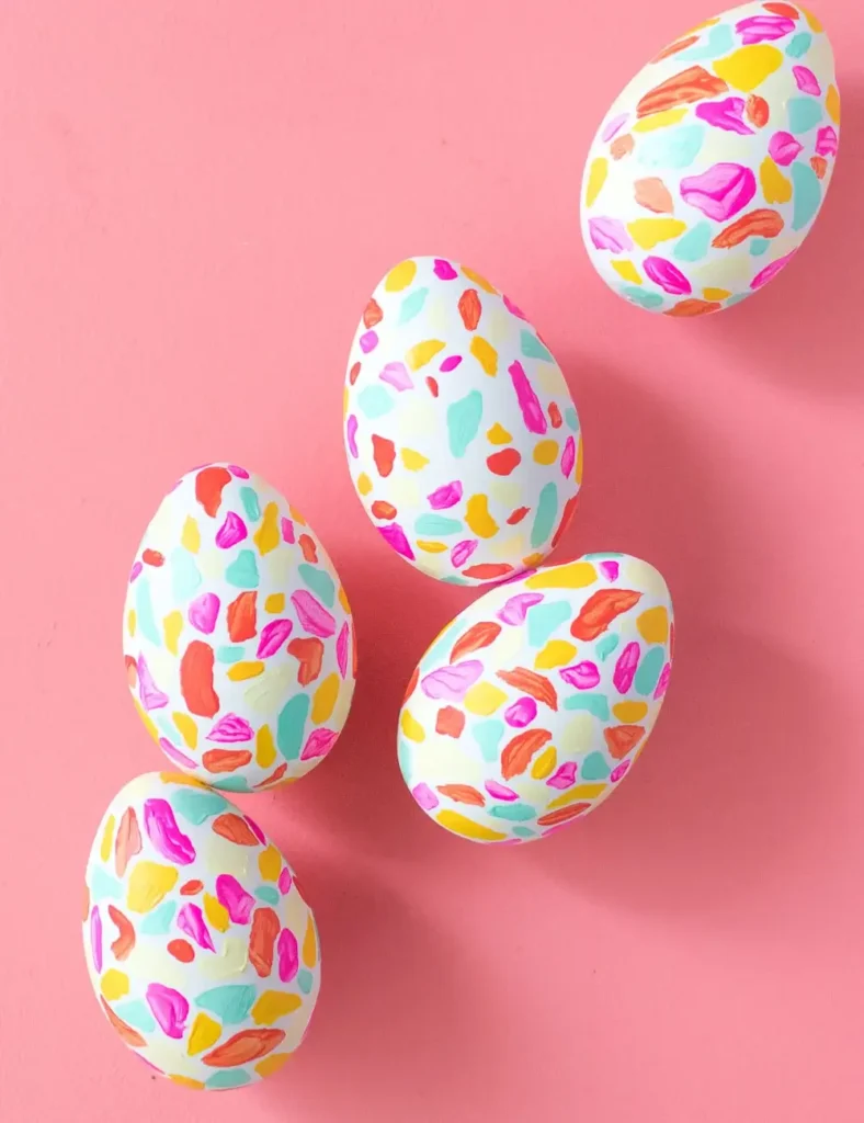 DIY Terrazzo Easter Eggs