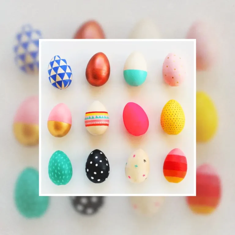 Easter Wooden Egg Painting Ideas