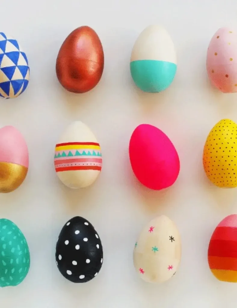 Easter Wooden Egg Painting Ideas