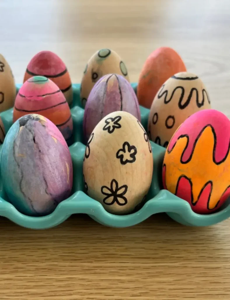 Easter Wooden Egg Painting Ideas