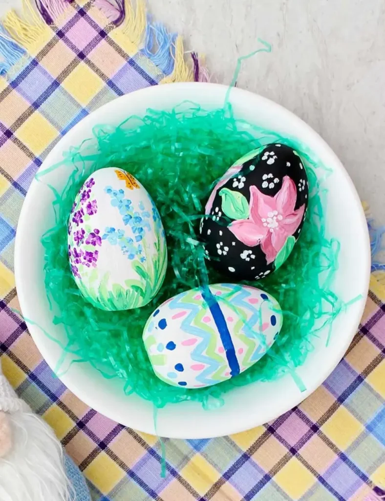 Easter Wooden Egg Painting Ideas