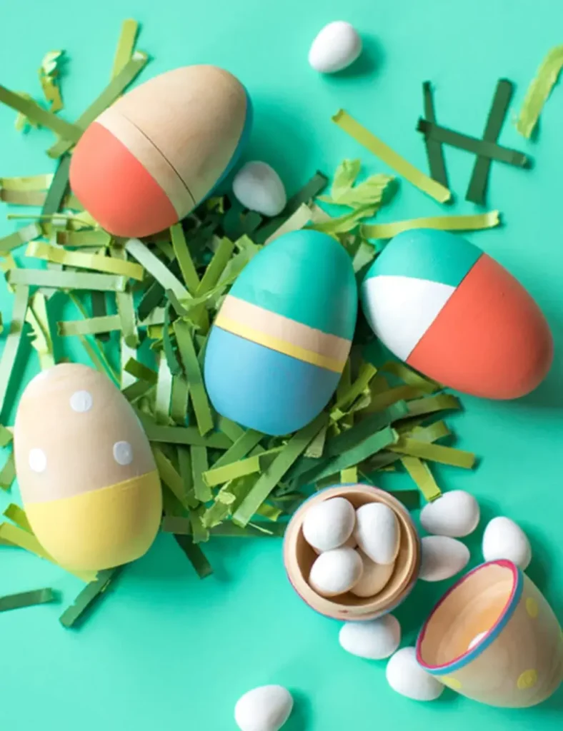Easter Wooden Egg Painting Ideas