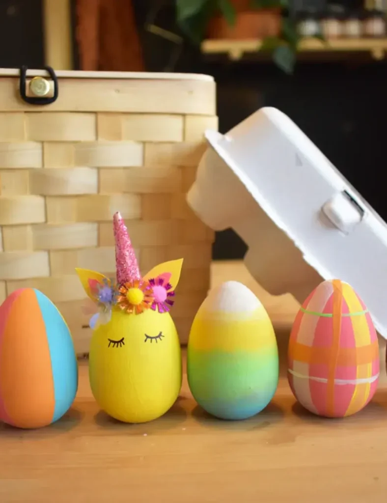 Easter Wooden Egg Painting Ideas