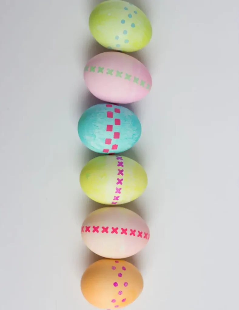 Easy Patterned Easter Eggs