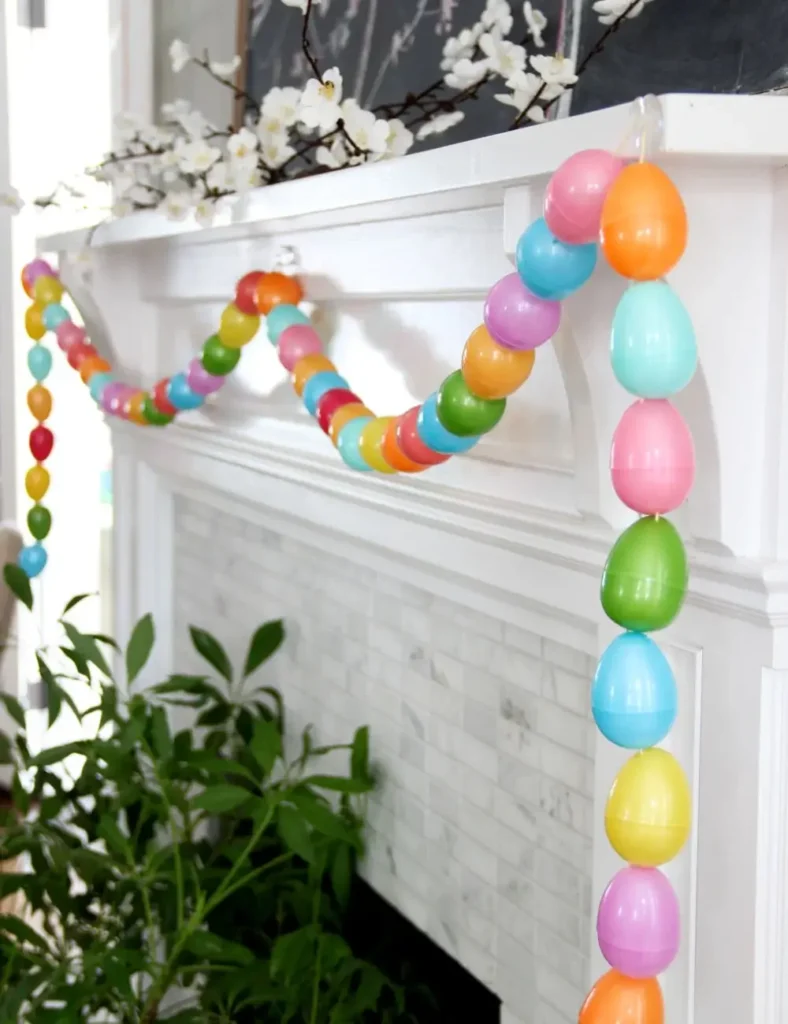 Easter plastic egg Garland