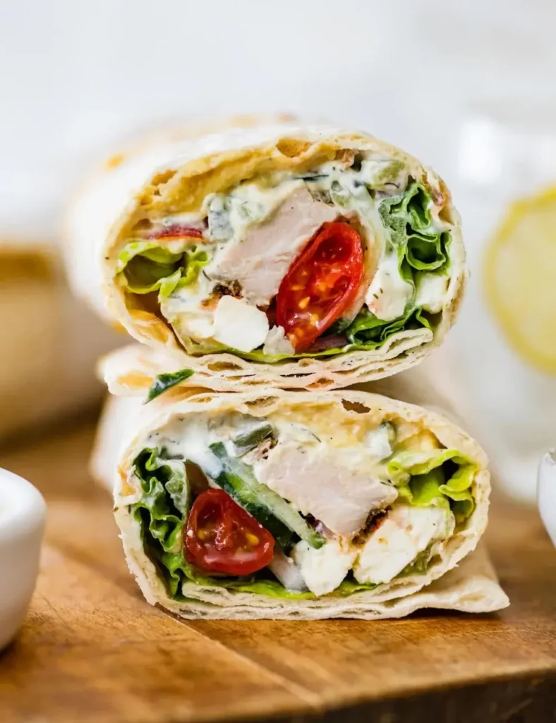 Greek Chicken Wrap