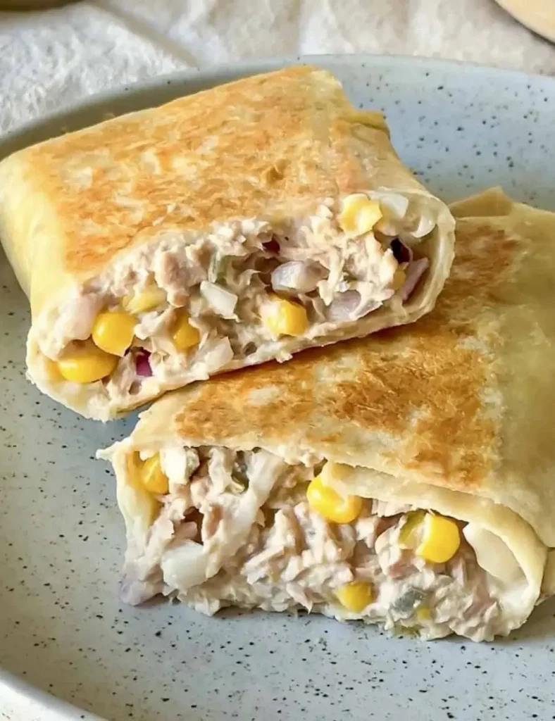 Healthy Tuna Melt Wrap