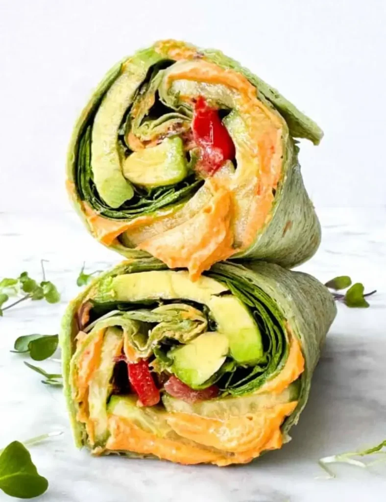 Hummus Veggie Wrap