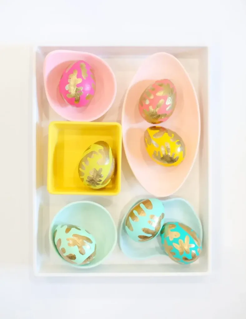 Modern Gold Easter Egg