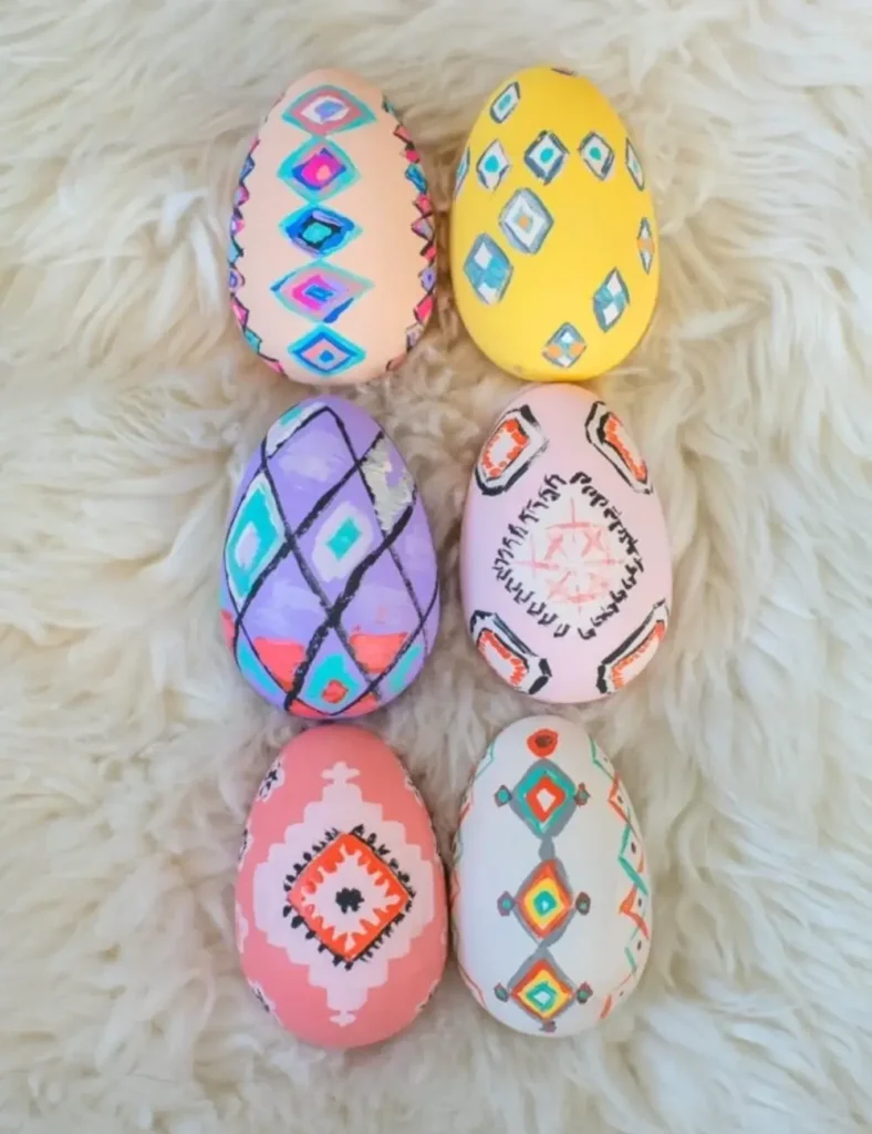 Moroccan Painted Easter Eggs